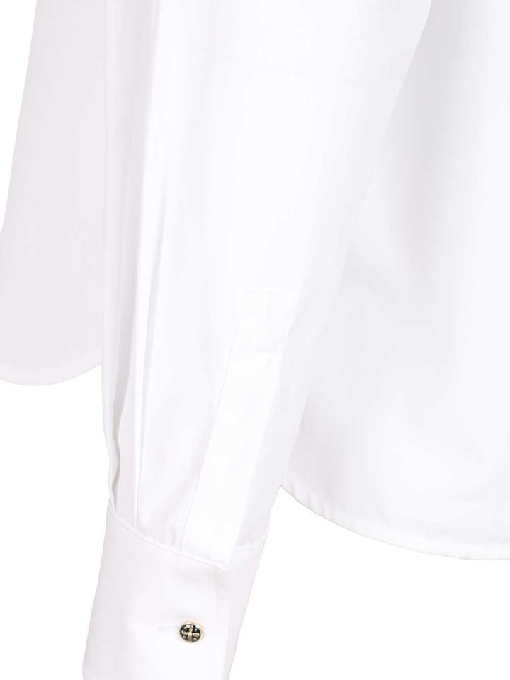 Max Mara Embroidered Poplin Shirt Shirts - White | 4a93426afe303af7955b0fad8b231cc734c9919b