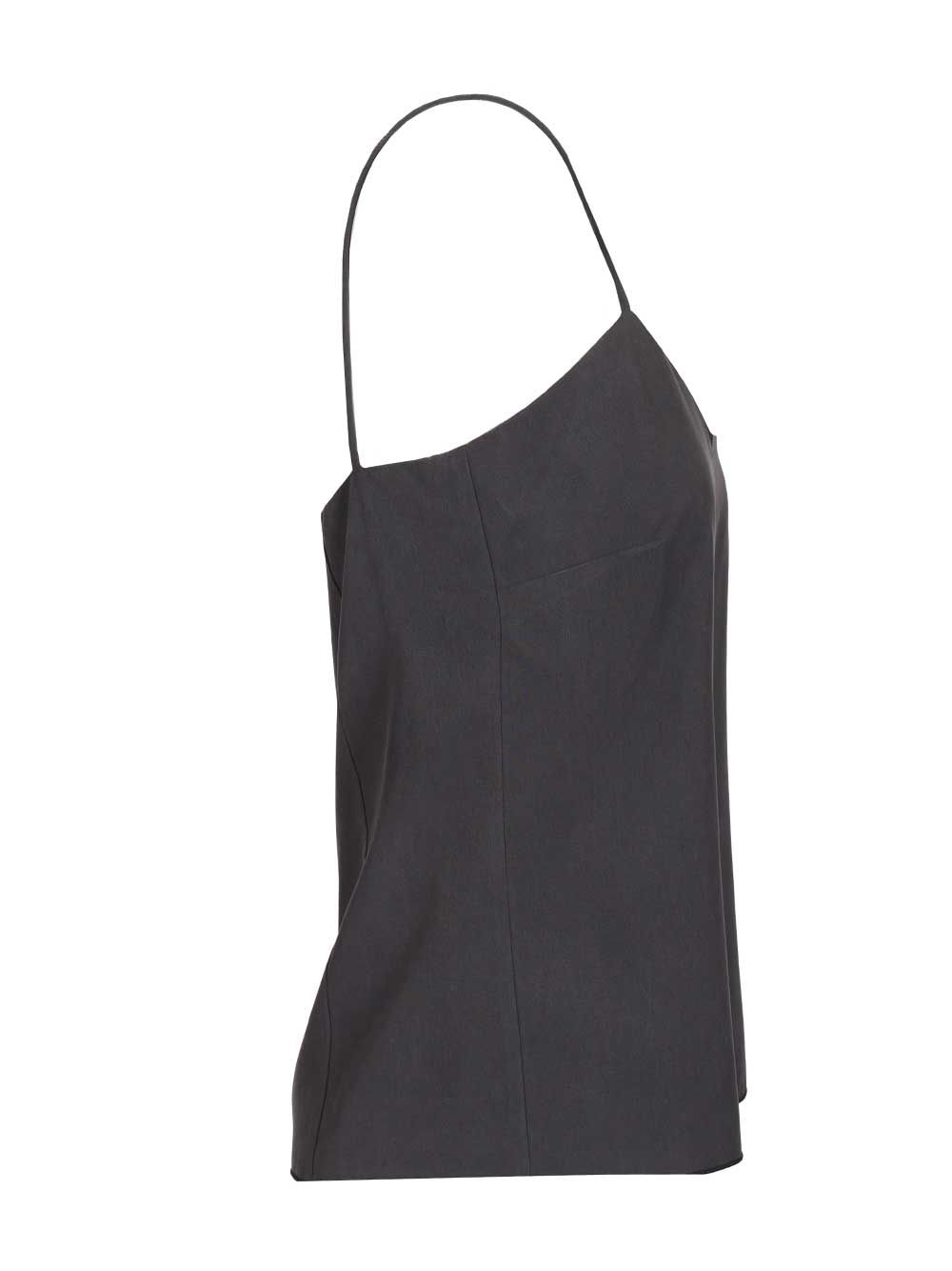 Max Mara Silk Canvas Top Tops - Blue | 4b0e56eb9cfba0fb383a9e1e7b1b9b7c584aecfc