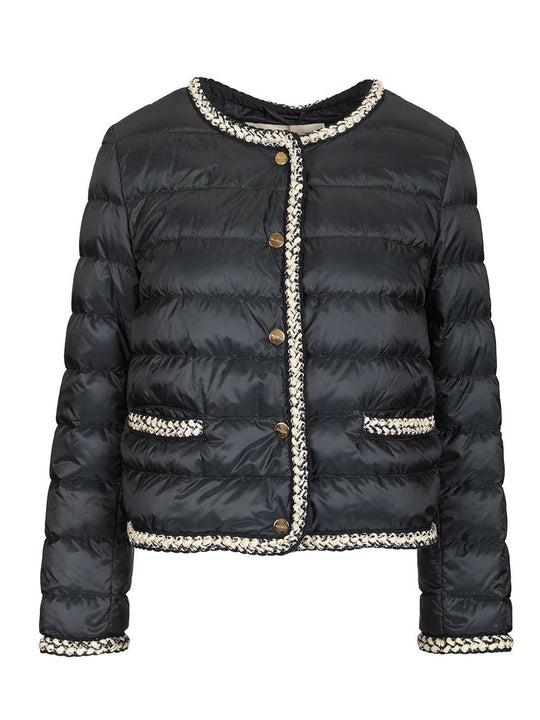 Chloe Embroidered Quilted Chanel Jacket Jackets Blue