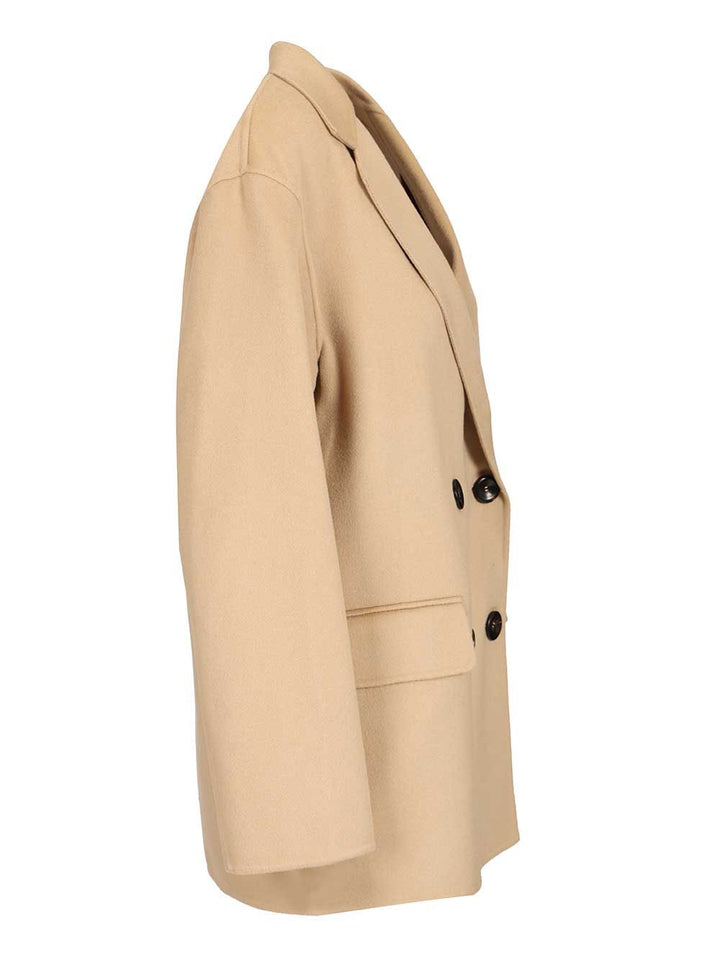 Max Mara Studio Mstomelia Coats - Beige | d0abe1ec6758fc0ffba3325177d9210885eeeac6