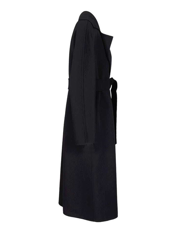 Max Mara Studio Dressing Gown Coat Coats - Blue | b5891fd9f8d607d7bcb05212d143d2a4fc50e969