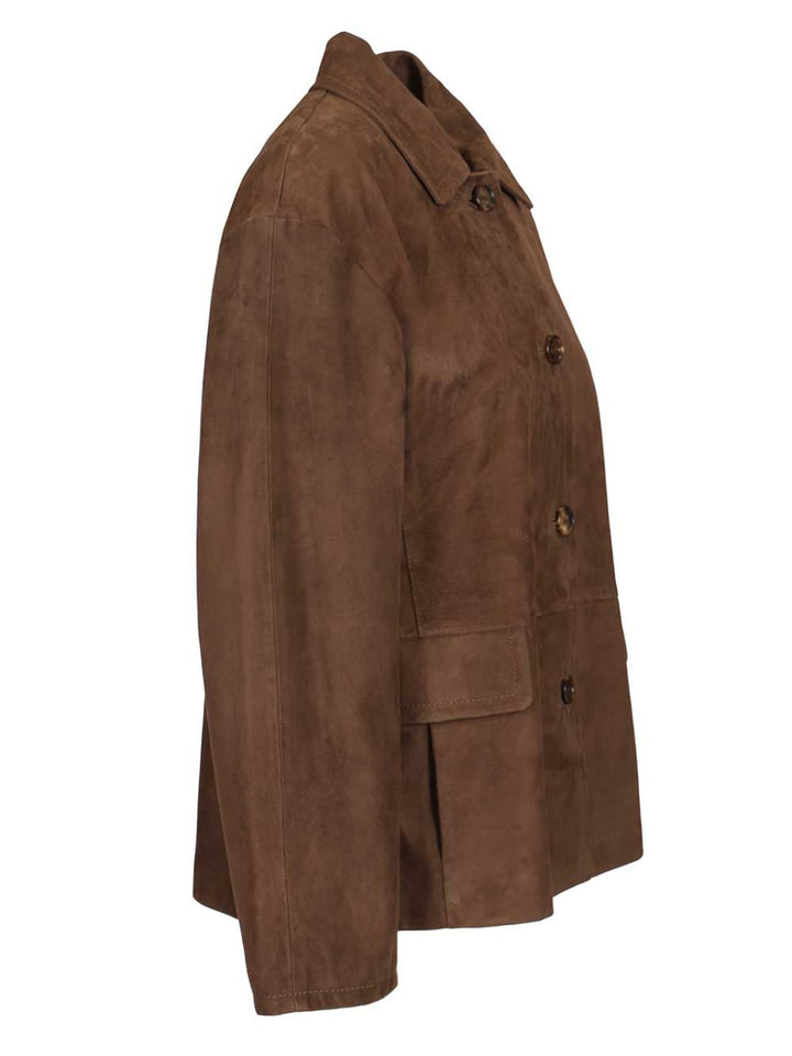 'S Max Mara Suede Jacket Jackets - Brown | a43c5b7c9ad981fdf40056f7218e6cd8b9c13440