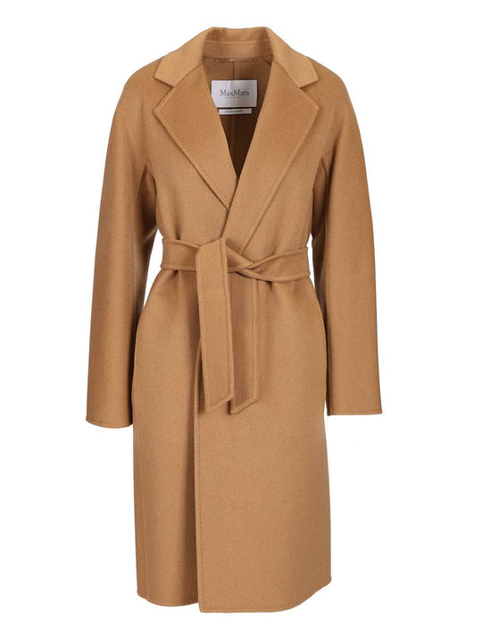 Wrap Coat Coats Beige