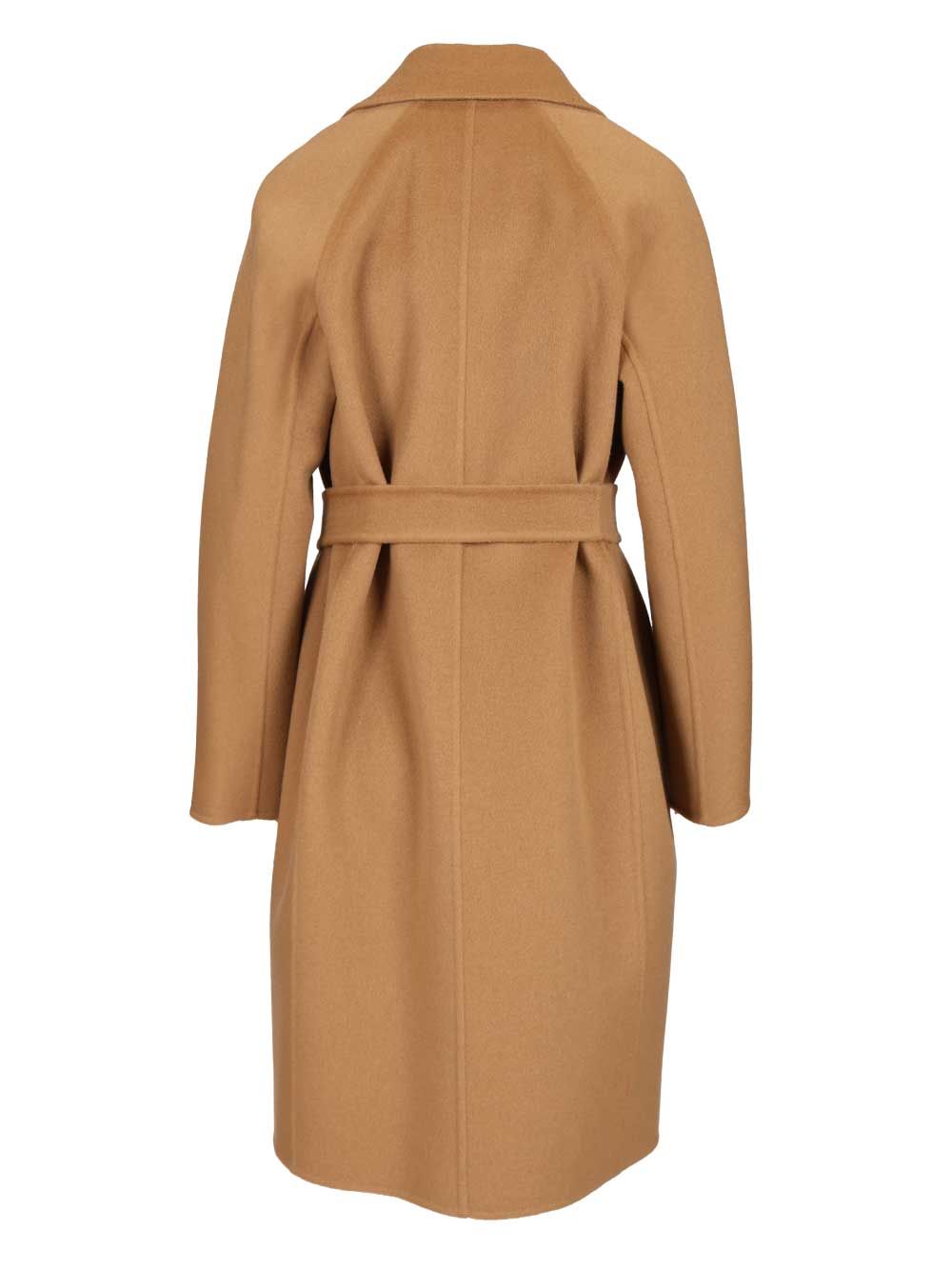 Max Mara Wrap Coat Coats - Beige | 8078b0262271aa4def4a82204aeca29e152a7734