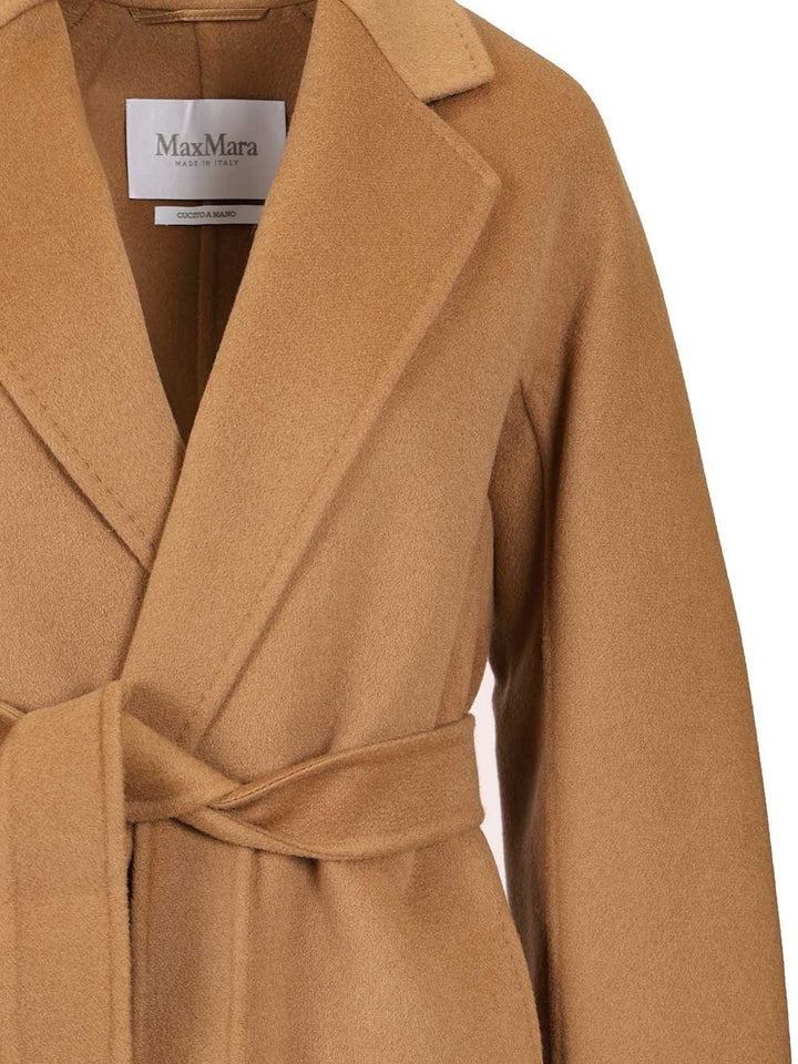 Max Mara Wrap Coat Coats - Beige | be7287a0a096eb4d6707d8d4cb5f564dbfdb318a