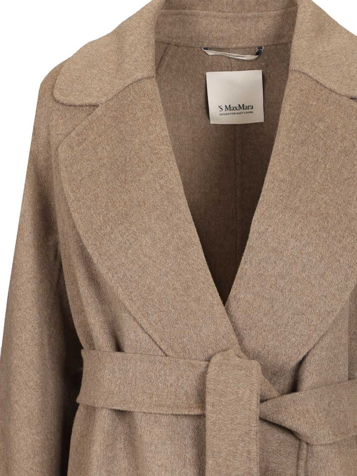 ' S Max Mara Dressing Gown Coat Coats - Grey | 441f66ec0505d1b7b39802cec0c4632bdbc2bdaa