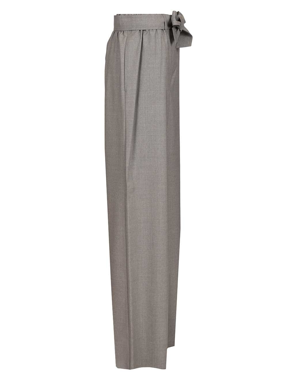 Max Mara Salpa Trousers - Grey | 529fadb97a501f7eec4e573312426b11321abe75