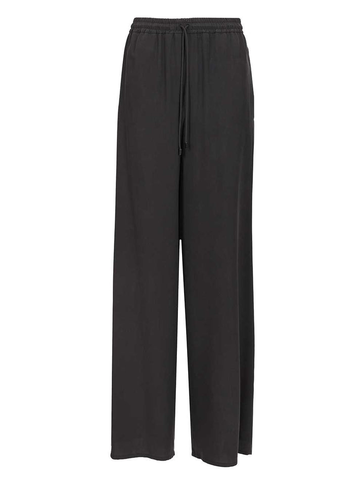 Max Mara Genero Washed Silk Drawstrings Pant Trousers - Blue | a6d1040408f4de1d0bc2c8eceaaa860dd7accb94