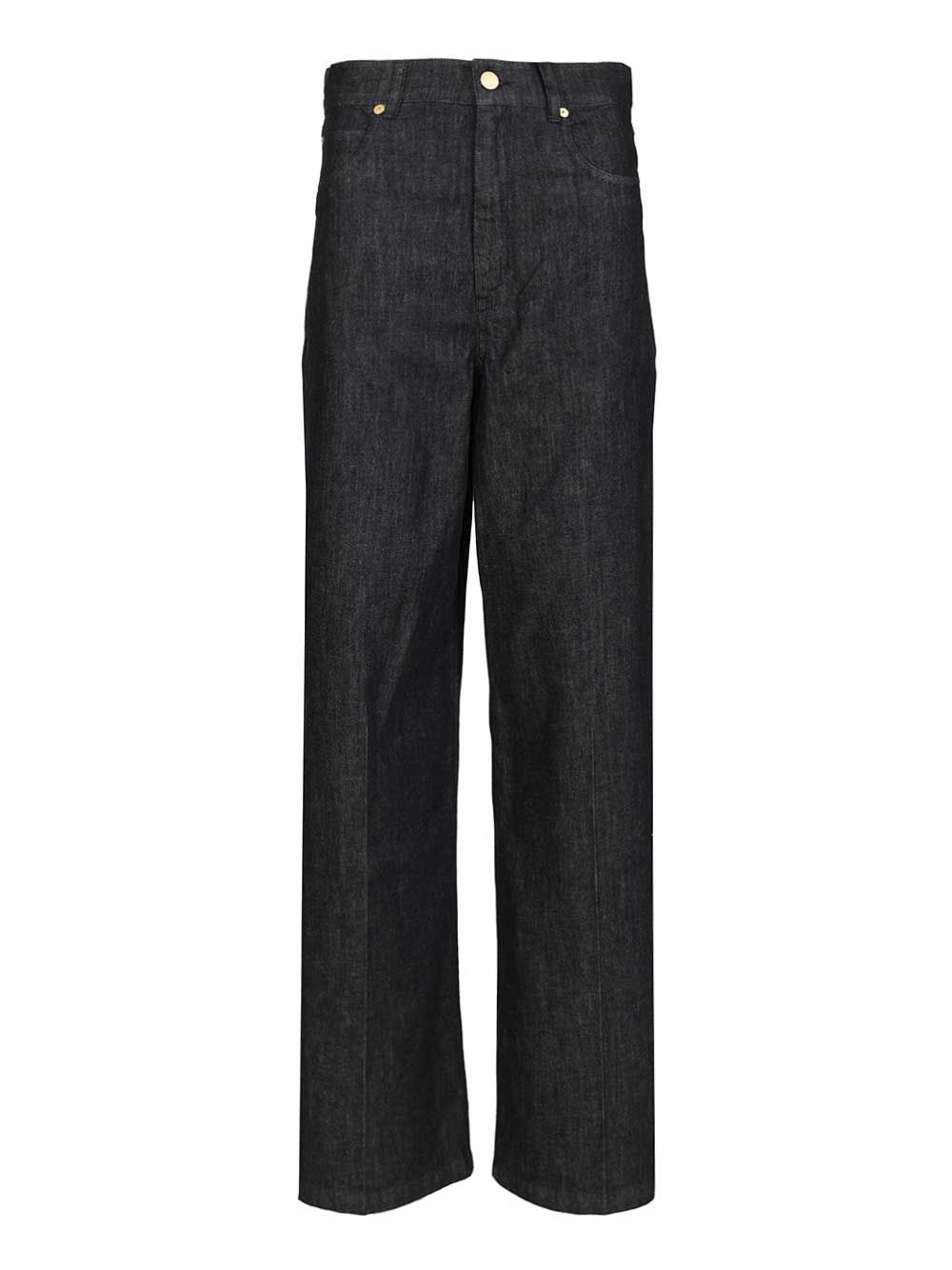 'S Max Mara Lavinia Wide Leg Denim Jeans - Blue | 80d39edfc5e807e30024ac1ae904fcba3a759aa4