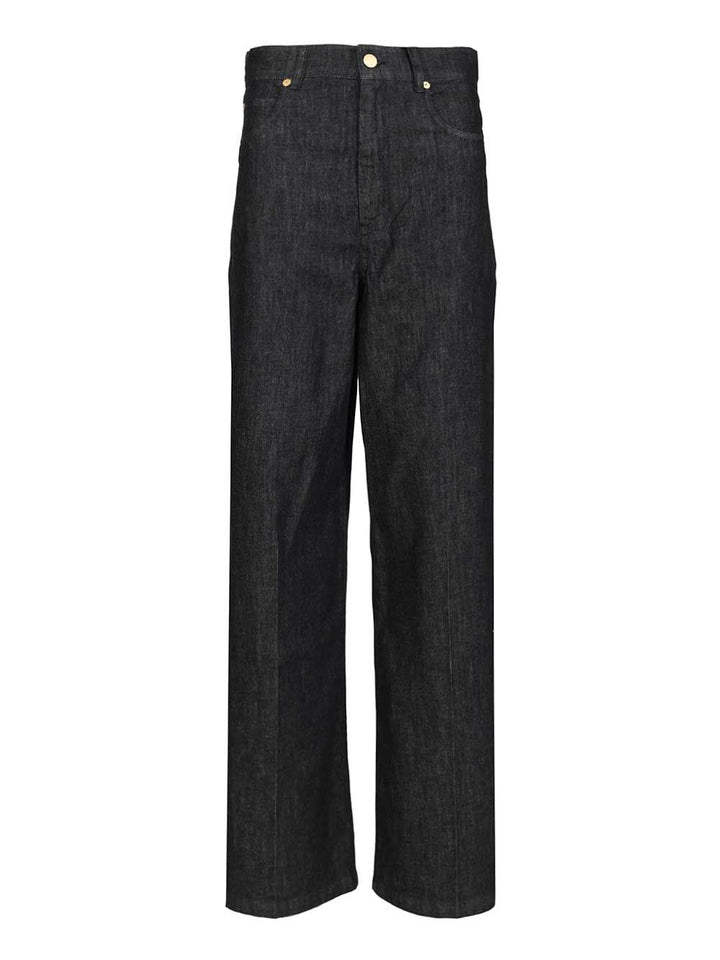 'S Max Mara Lavinia Wide Leg Denim Jeans - Blue | 80d39edfc5e807e30024ac1ae904fcba3a759aa4