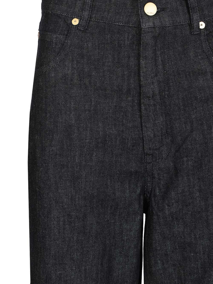 'S Max Mara Lavinia Wide Leg Denim Jeans - Blue | a07237e27ae8522ca6fab1d63d62e1bcc90eff09