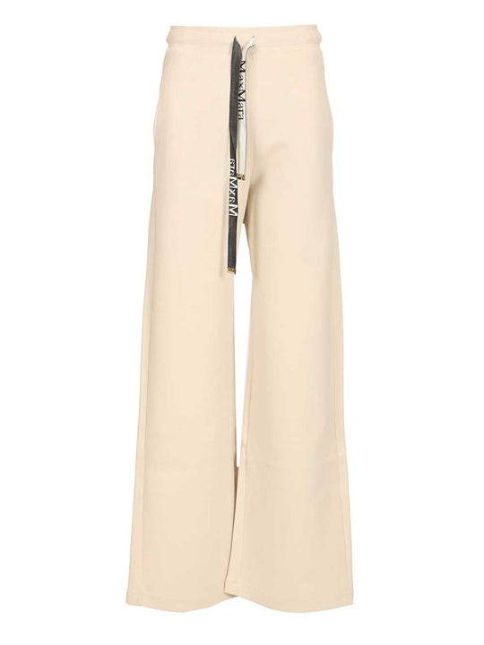 Bali Sweatpants Wide Leg Trousers Beige
