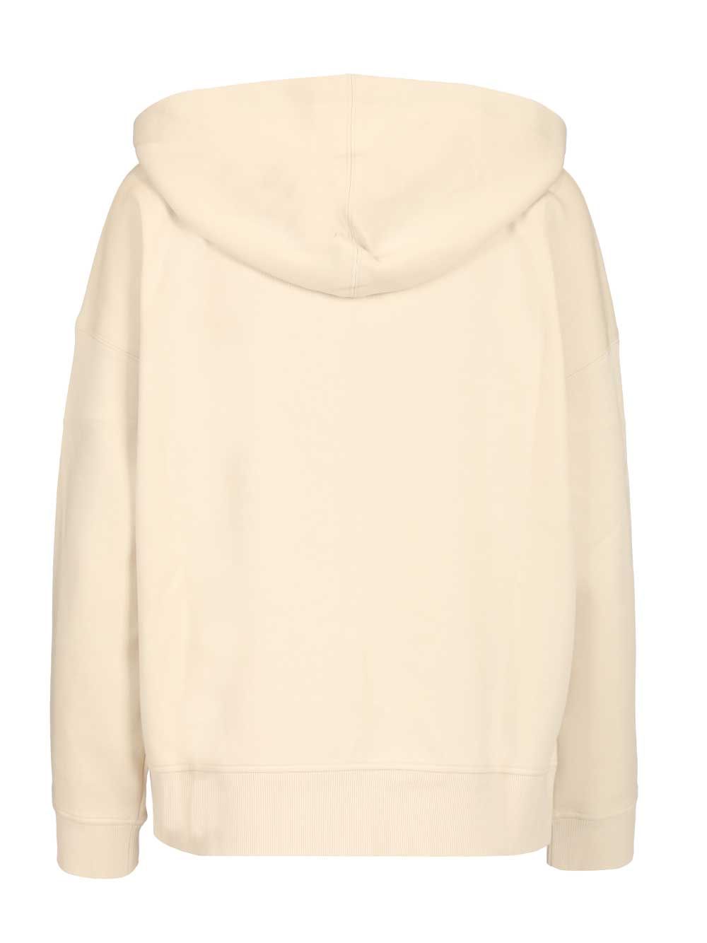 'S Max Mara Technical Jersey Zip-Up Sweatshirt Sweatshirts - Beige | 035009f58423c4f8823d0ffc927440c79d7cdd32