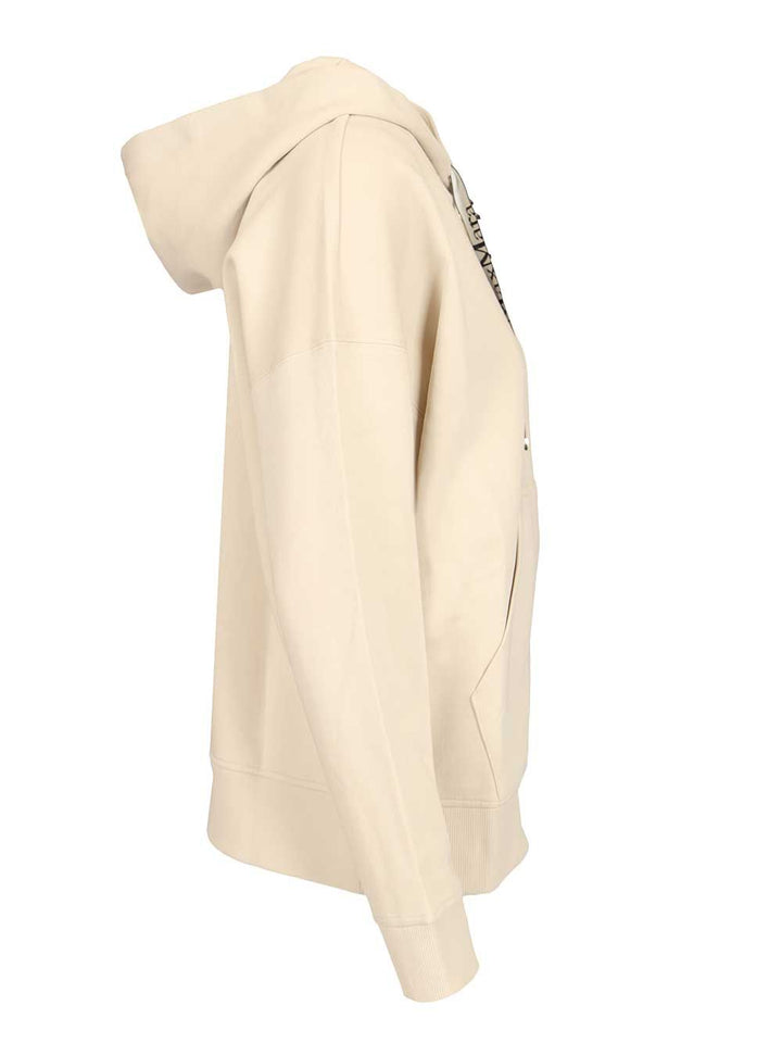 'S Max Mara Technical Jersey Zip-Up Sweatshirt Sweatshirts - Beige | 3e7fe7d37a8c1b06577905576339abc712cf65eb