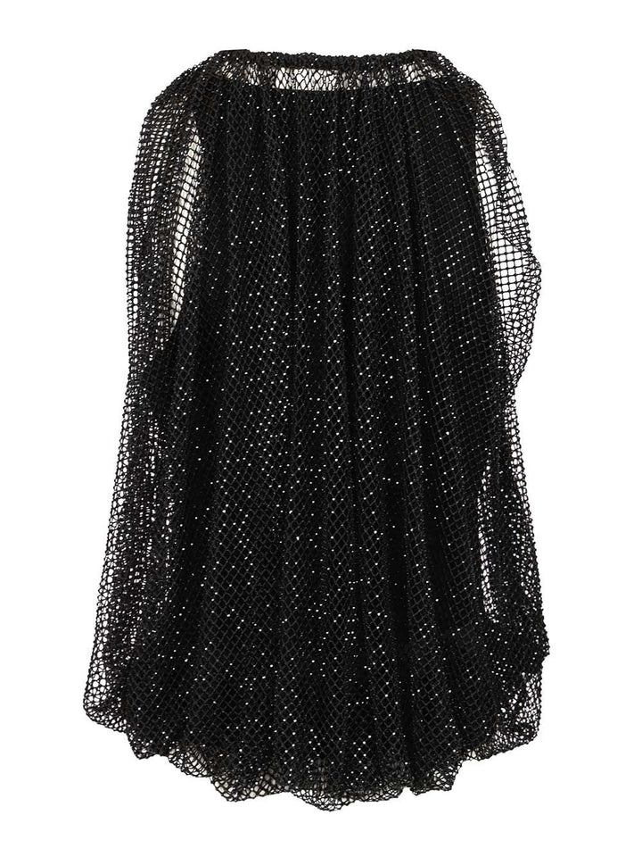 Sportmax Spxnodo Strass Mesh Top Tops - Black | efdda536f83f6a76e001008228b9598611fdce4b