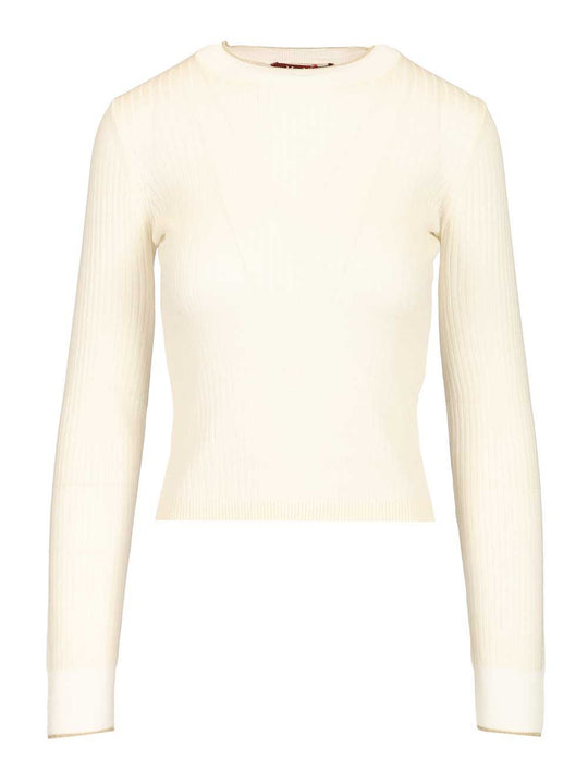 Crew Neck Knitwear White