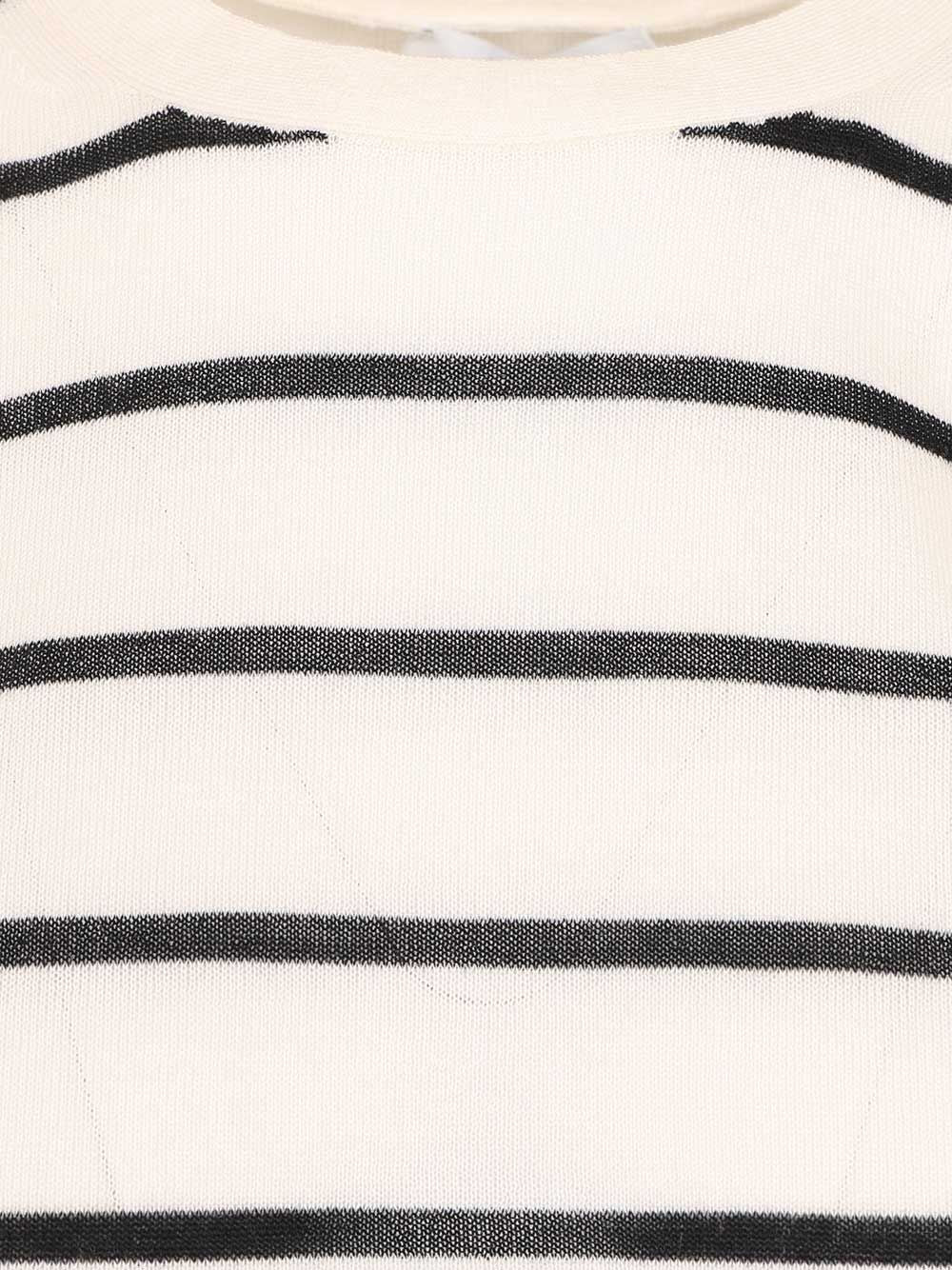 Max Mara Favetta Sweater In Cashmere And Silk Blend T-Shirt - White | 101a2acb0fdbb1788d654dd0db3e10f60799686b