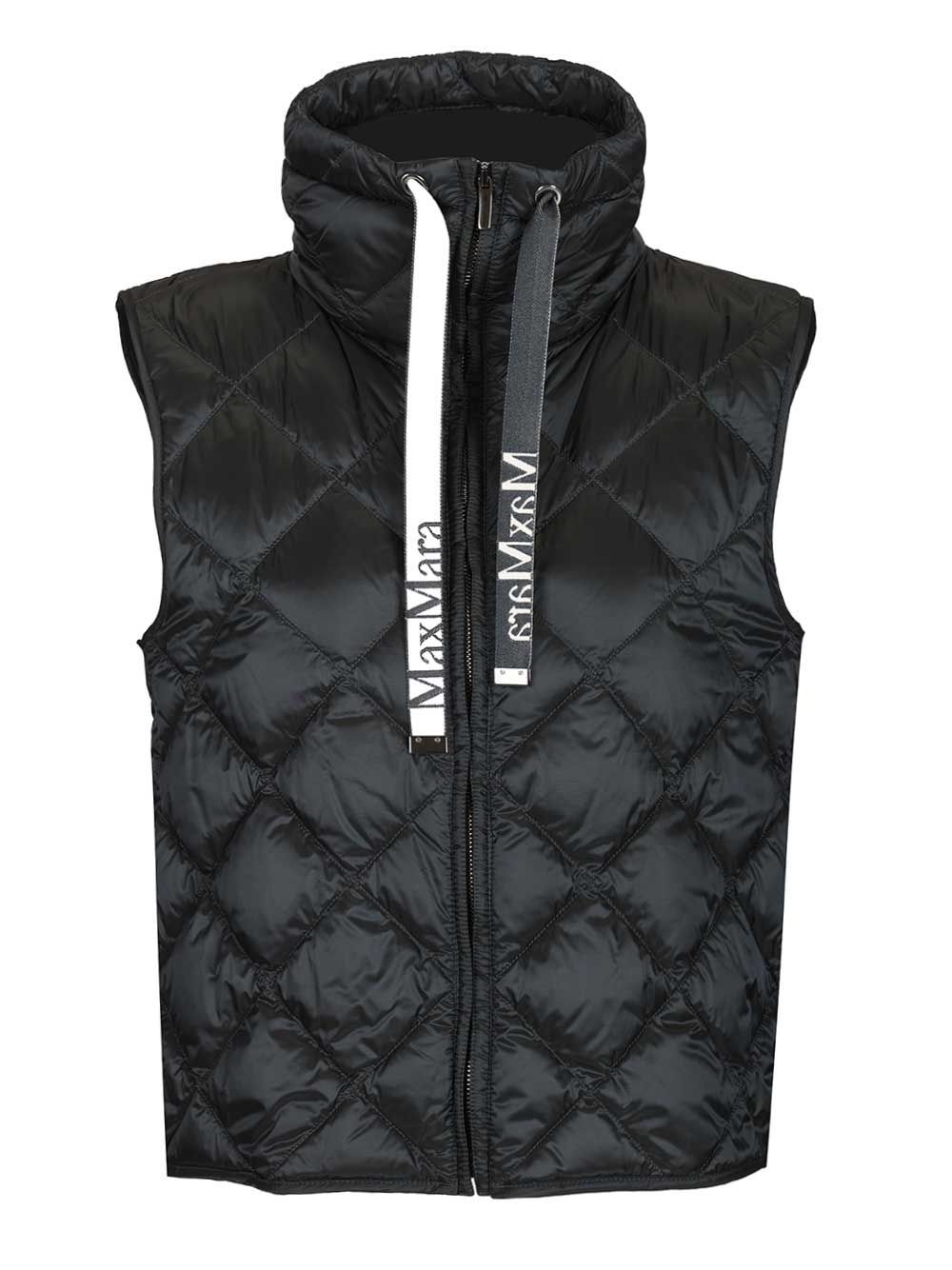 Max Mara The Cube Nylon Canvas Vest Coats - Blue | f60a624abc4bc478778a88e1954f979754742e8f
