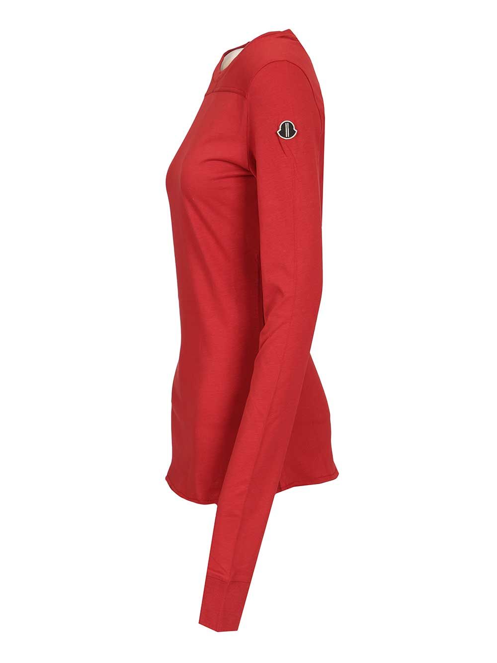 Moncler X Rick Owens Girder T-Shirt - Red | 99bb8ff13b01af23656470bcab0b99f315694d39
