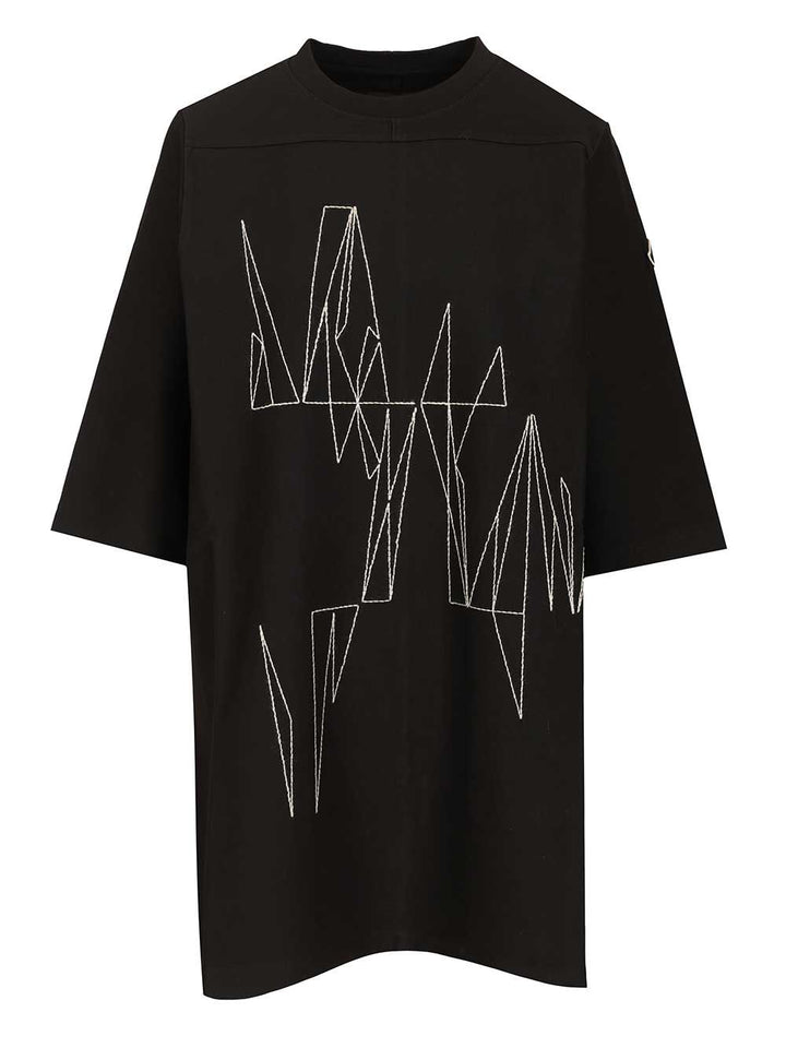 Moncler X Rick Owens Jumbo T-Shirt - Black | e407fc0c53d5dd39ebe1d45a4422246d1d1affdd