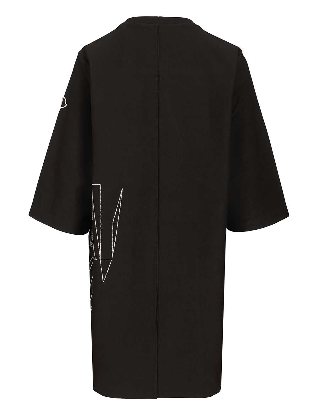 Moncler X Rick Owens Jumbo T-Shirt - Black | ecf41825edba58731e97307e7fe79b1275d55562