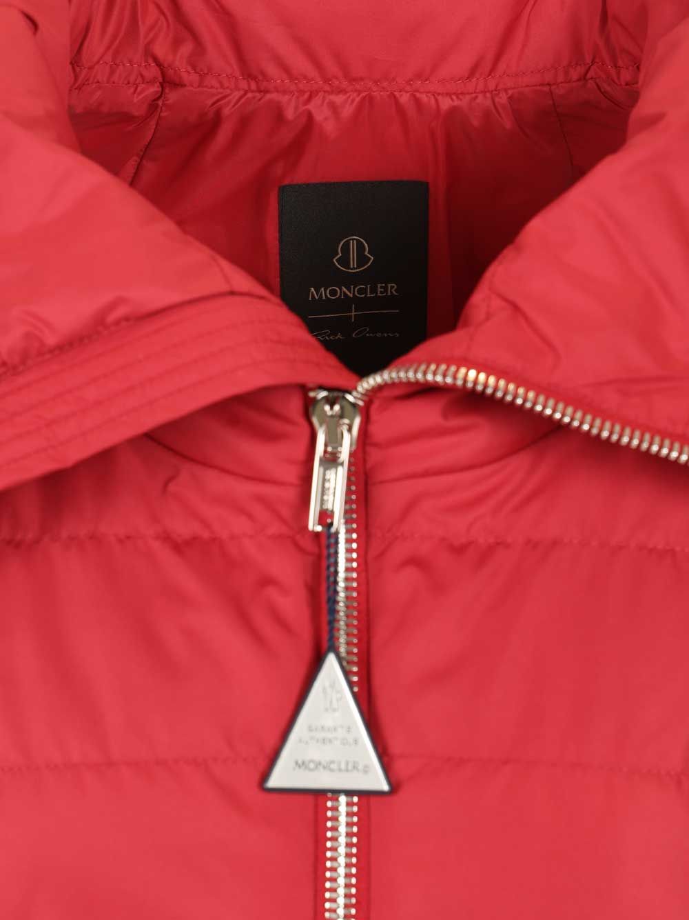 Moncler X Rick Owens Moncler X Rick Owens Cropped Jacket Jackets - Red | fe3ef8253bd0ae9477d4a5439ac3ebdef1aaa81f
