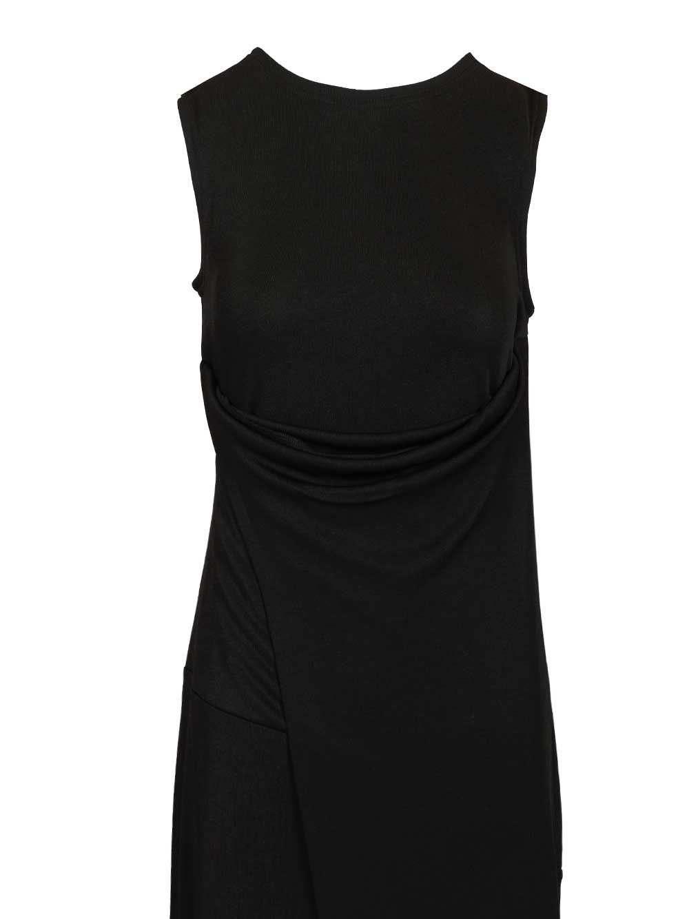 Ami Sleeveless Maxi Lavalliere Dress Dresses - Black | 88c21e3326f36b31768365c8399c9cf839326693