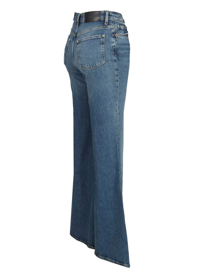 7 For All Mankind Retro Flare Jeans - Blue | 8b8efb4d749e189272f51b63fbaff5433c7902fd