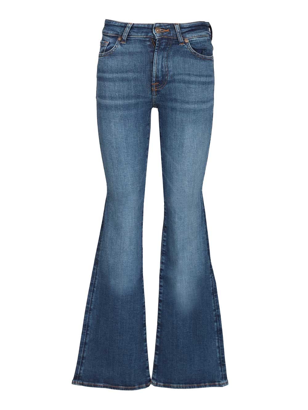 7 For All Mankind The Leggy Bootcut Moonwater Jeans - Blue | 92aab64ffc2f8b27fcb5387b142781b24c2e86e1