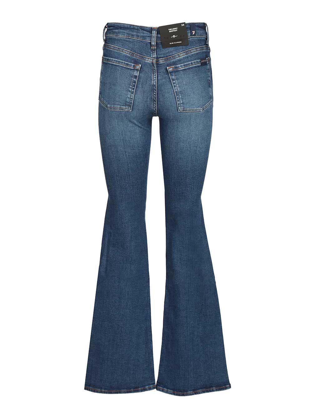 7 For All Mankind The Leggy Bootcut Moonwater Jeans - Blue | 91410e1f66386d8c25bc903d9cf755f56307ce0c