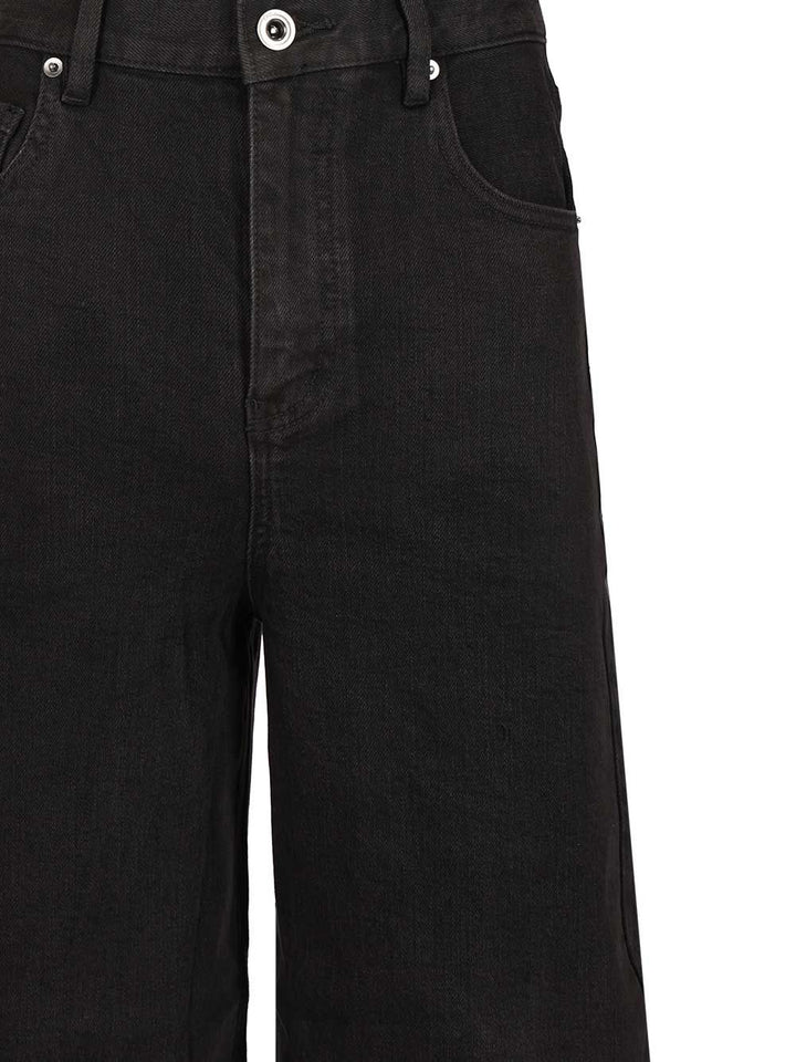 Self-Portrait Barrel Jeans - Black | 93098298181c3122597fd9ab51a549ee5a70c551