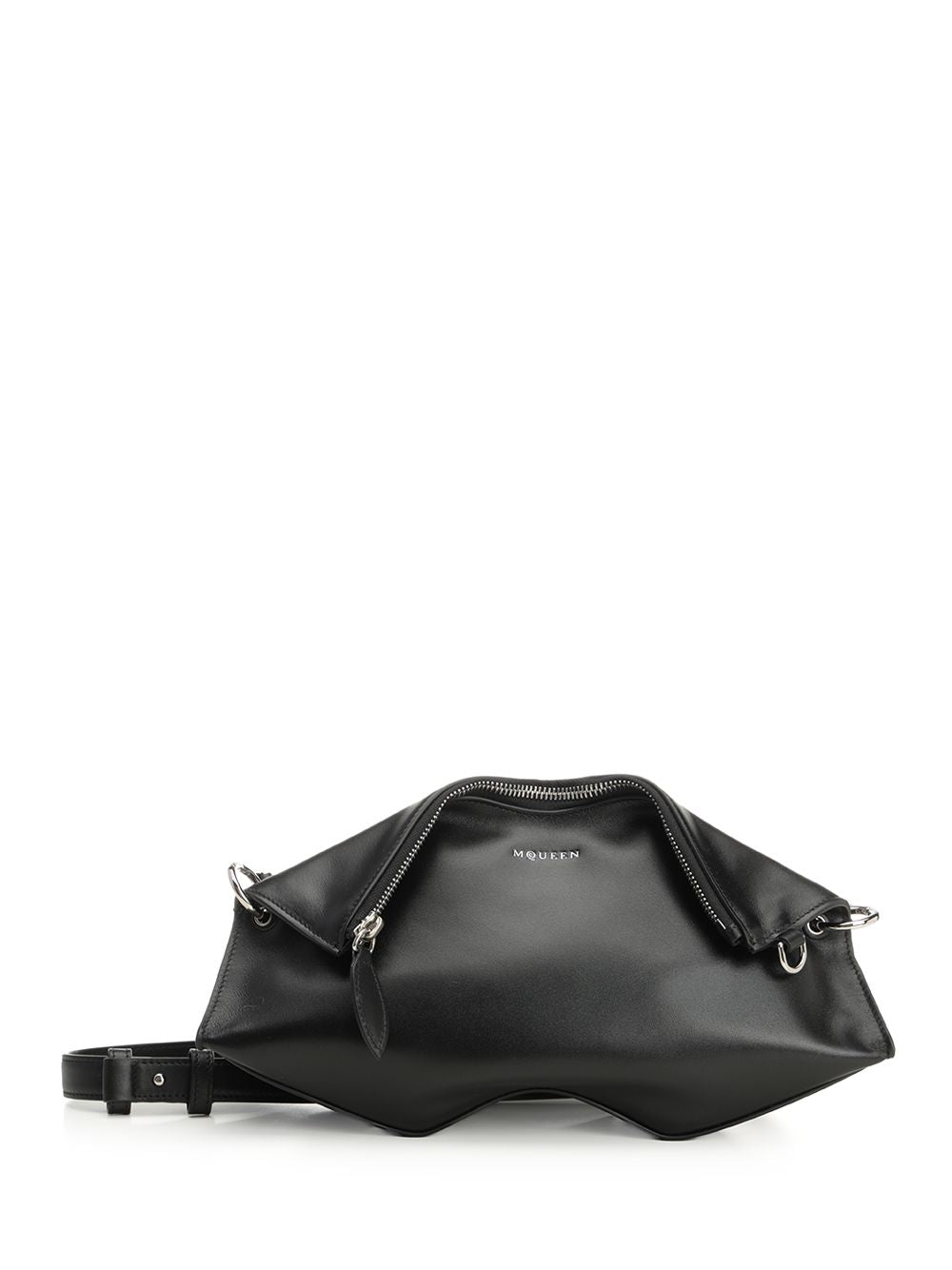 Mcqueen Manta Crossbody Bags - Black | 92e070238332217c61bfcee42417c7e6faba233b