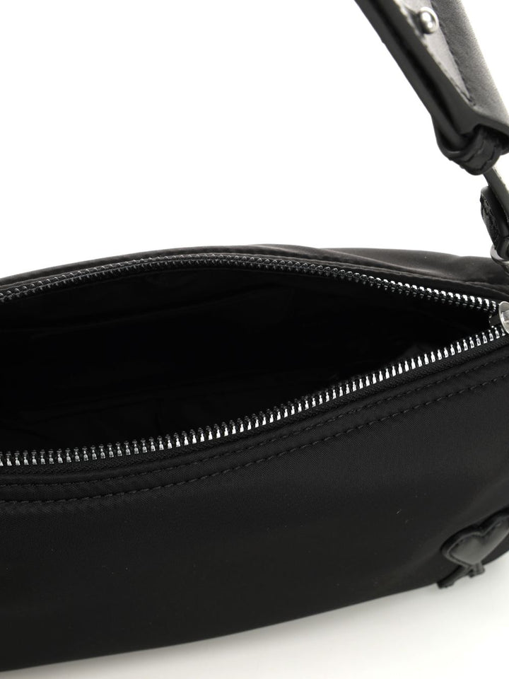 Ami Marcel Bag In Padded Nylon Canvas Crossbody Bags - Black | 3c09686266734102476e24b1b9007b9a9bb88442