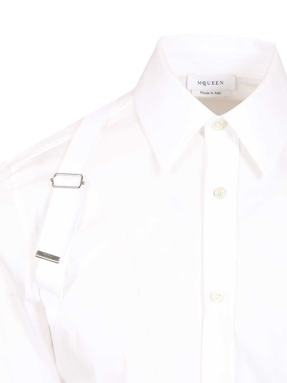 Mcqueen Harness Shirt Shirts - White | 59572c3dbbb91f33e10dd0fbefa1867db49b5f8a