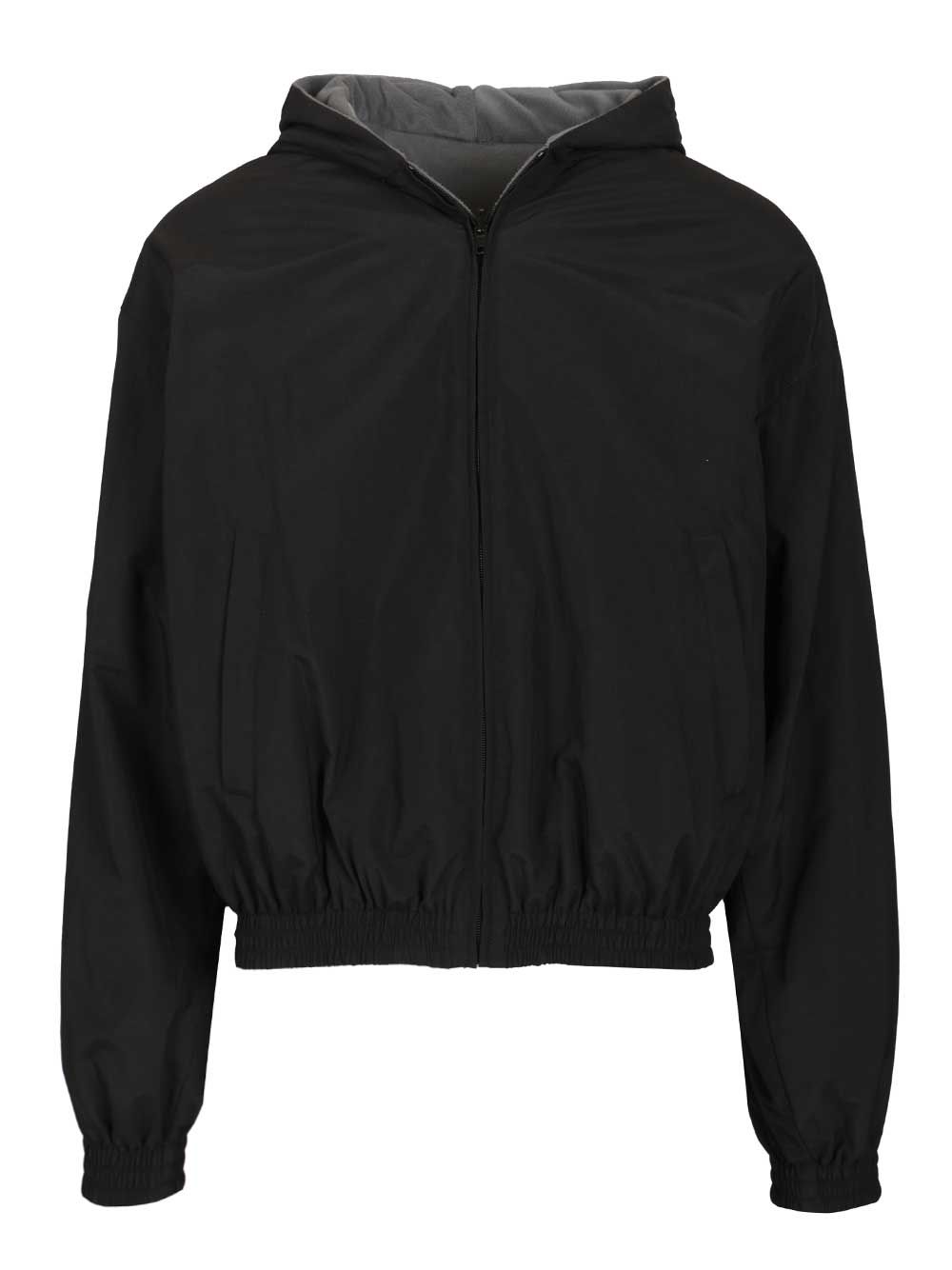 Balenciaga Cursive Reversible Tracksuit Jacket Sweatshirts - Black | 823a3768c9b022e908cee438080ad12987cb431d