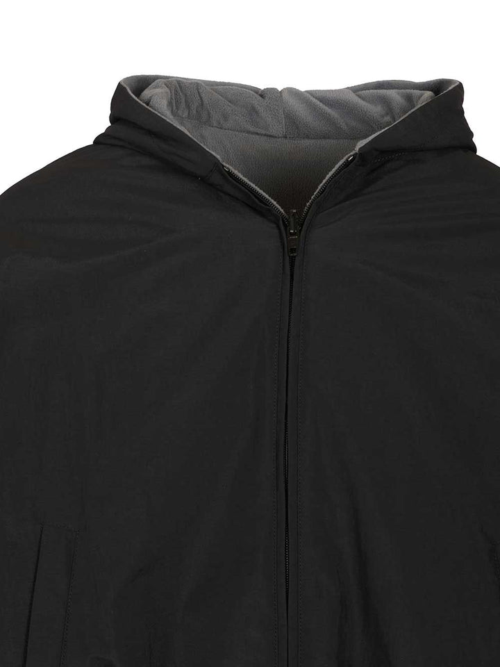 Balenciaga Cursive Reversible Tracksuit Jacket Sweatshirts - Black | 347f7c4b4598a4fcf44a59cc8495795453093d68