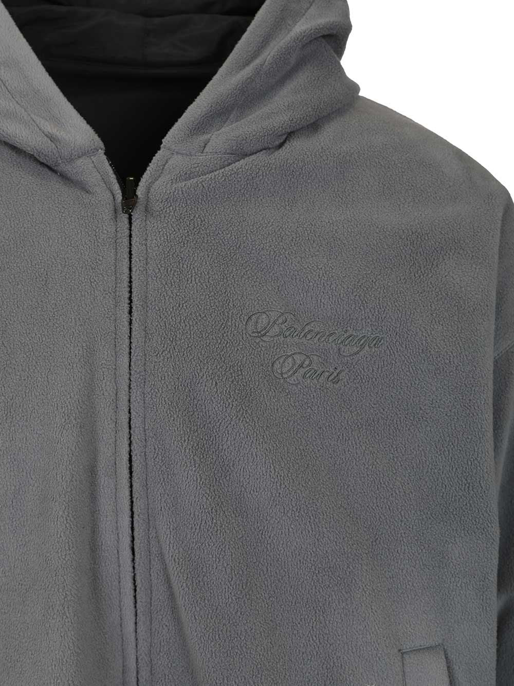 Balenciaga Reversible Jacket Sweatshirts - Black | 3b65381093311bc393770382c2da4cd0457c11dd