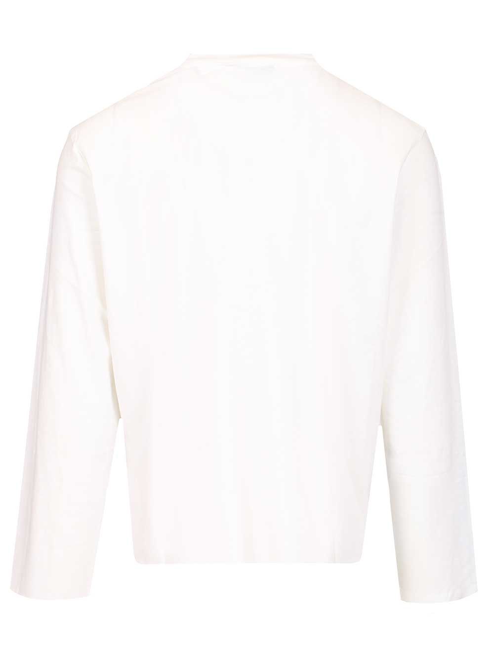 Acne Studios Long-Sleeved T-Shirt - White | 98f37f86702256a85e9b05cec3630cf552793a74