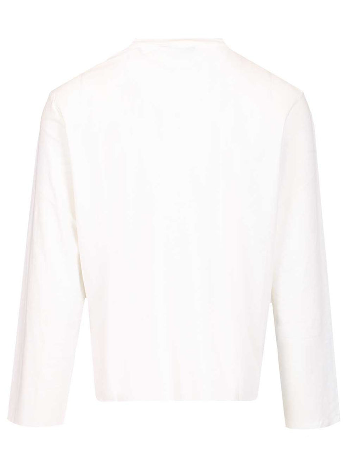 Acne Studios Long-Sleeved T-Shirt - White | 98f37f86702256a85e9b05cec3630cf552793a74