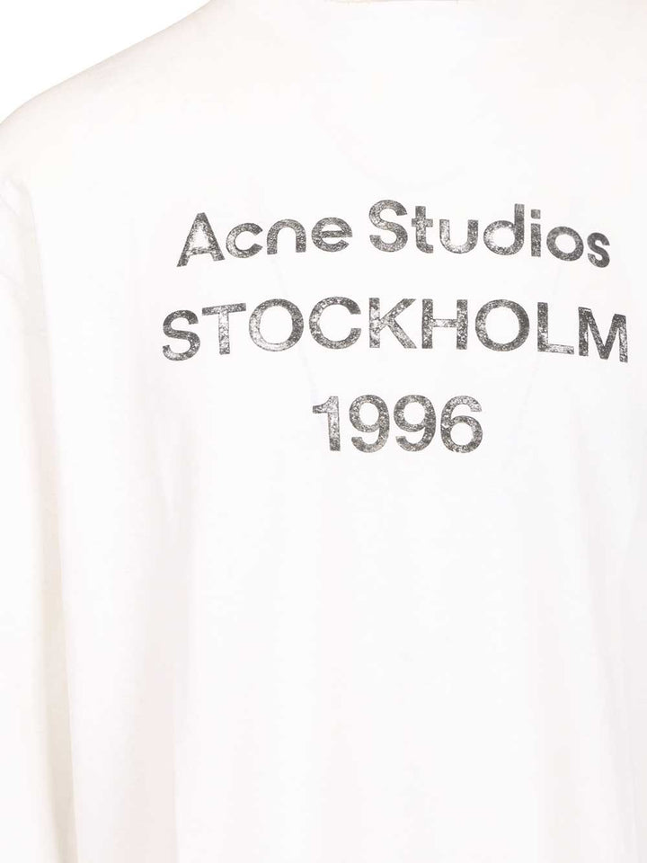 Acne Studios Long-Sleeved T-Shirt - White | d798119e37e71755c333d223a6b4b29ba57133f7