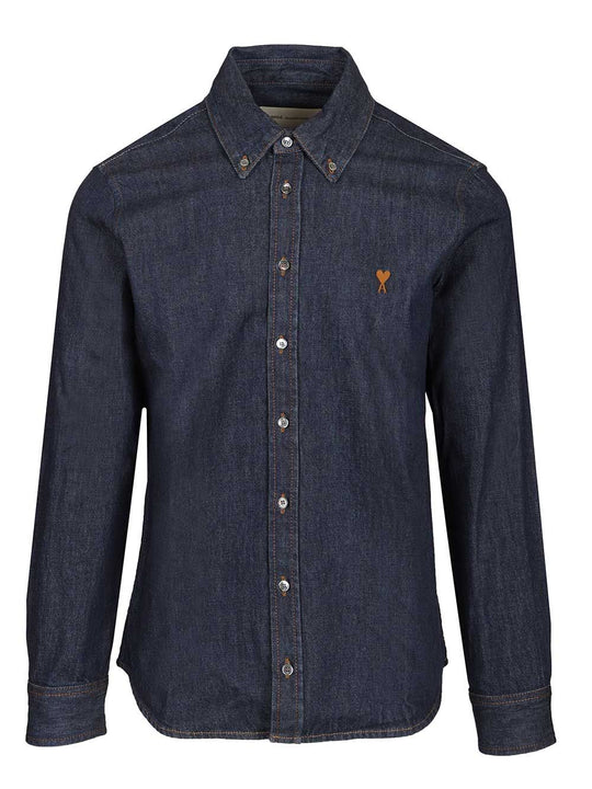 Denim Shirt Shirts Blue