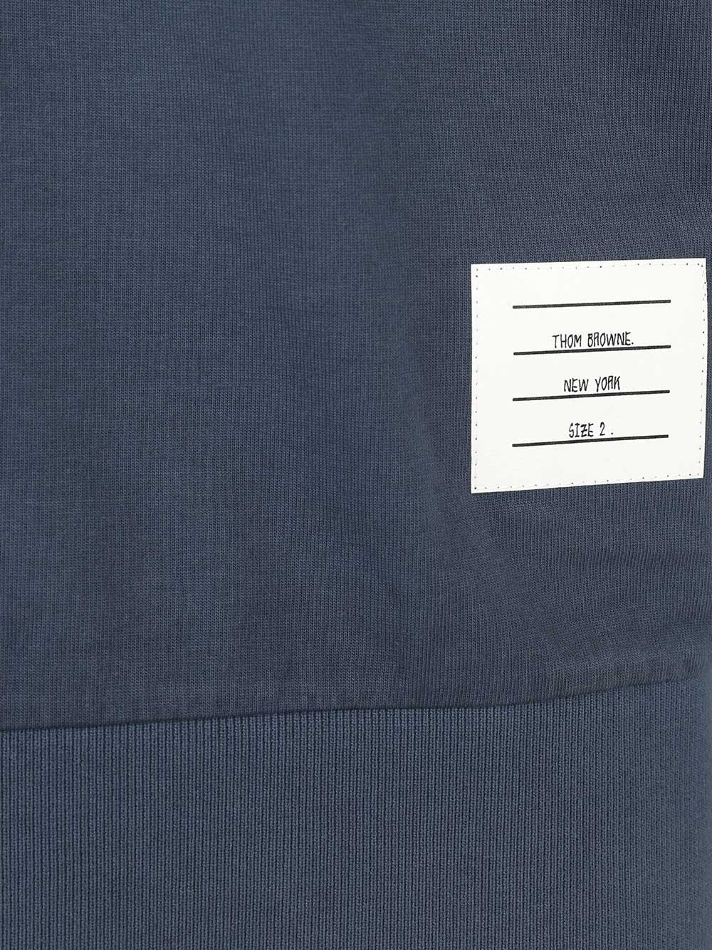 Thom Browne 4 Bar T-Shirt - Blue | 10fe238565ab16d536692704f9892246ddf152f1