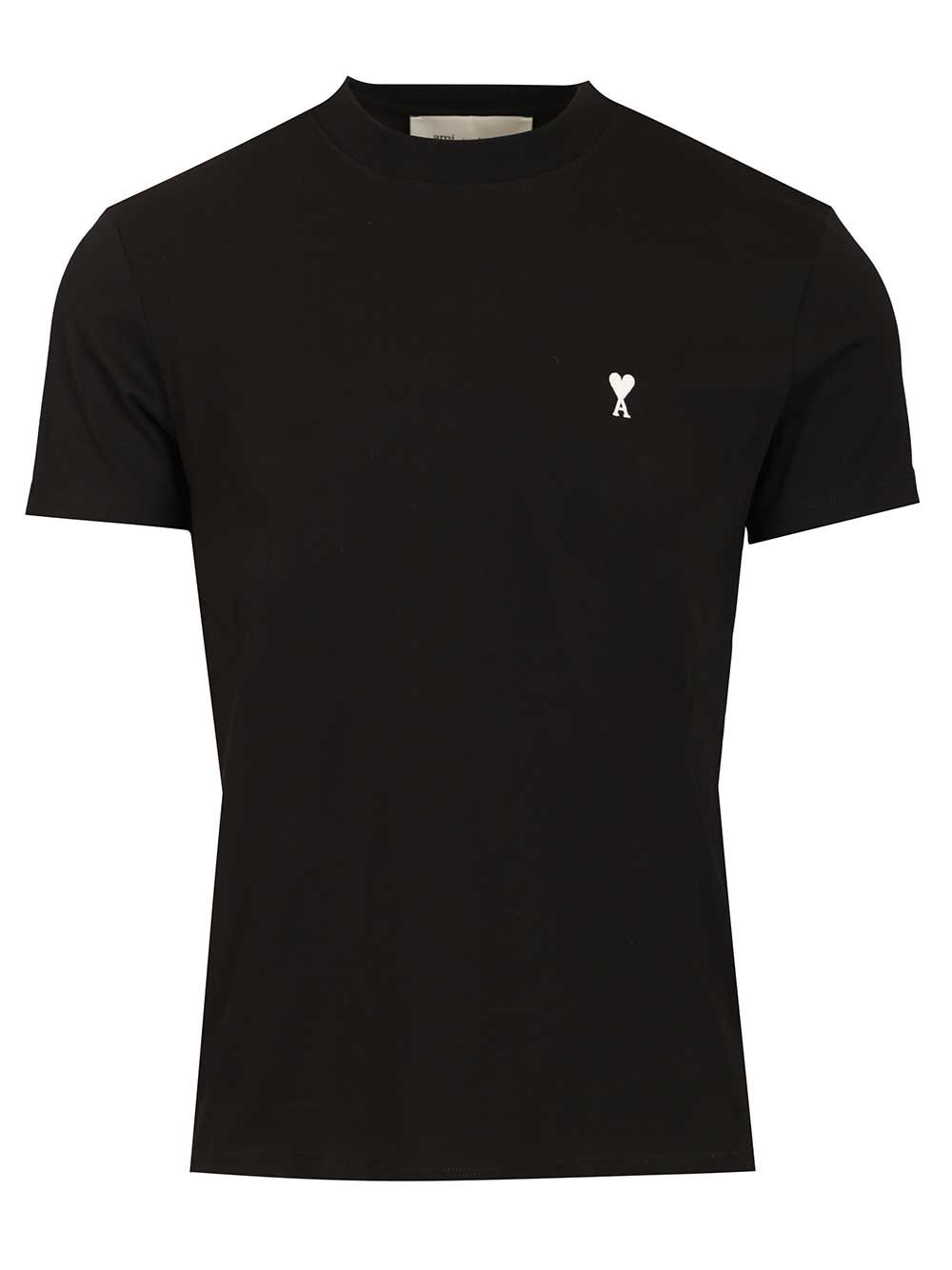 Ami Ami De Coeur T-Shirt - Black | 0e053a0e1a48980423076ae00911a73a96de1575