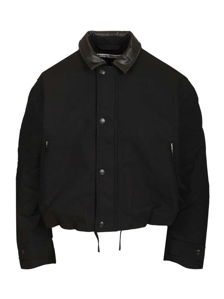 Acne Studios Bomber Jackets - Black | a069e0c3455810767a31c9188f6bfc7cb0638dd7