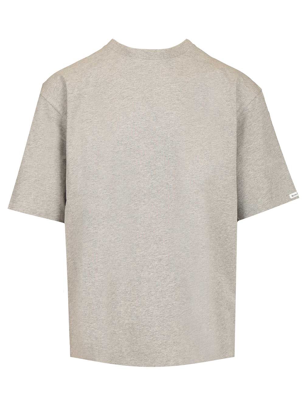 Acne Studios Organic Cotton T-Shirt - Grey | 6766aad2d73d8fb58814f5477f8661235f13face