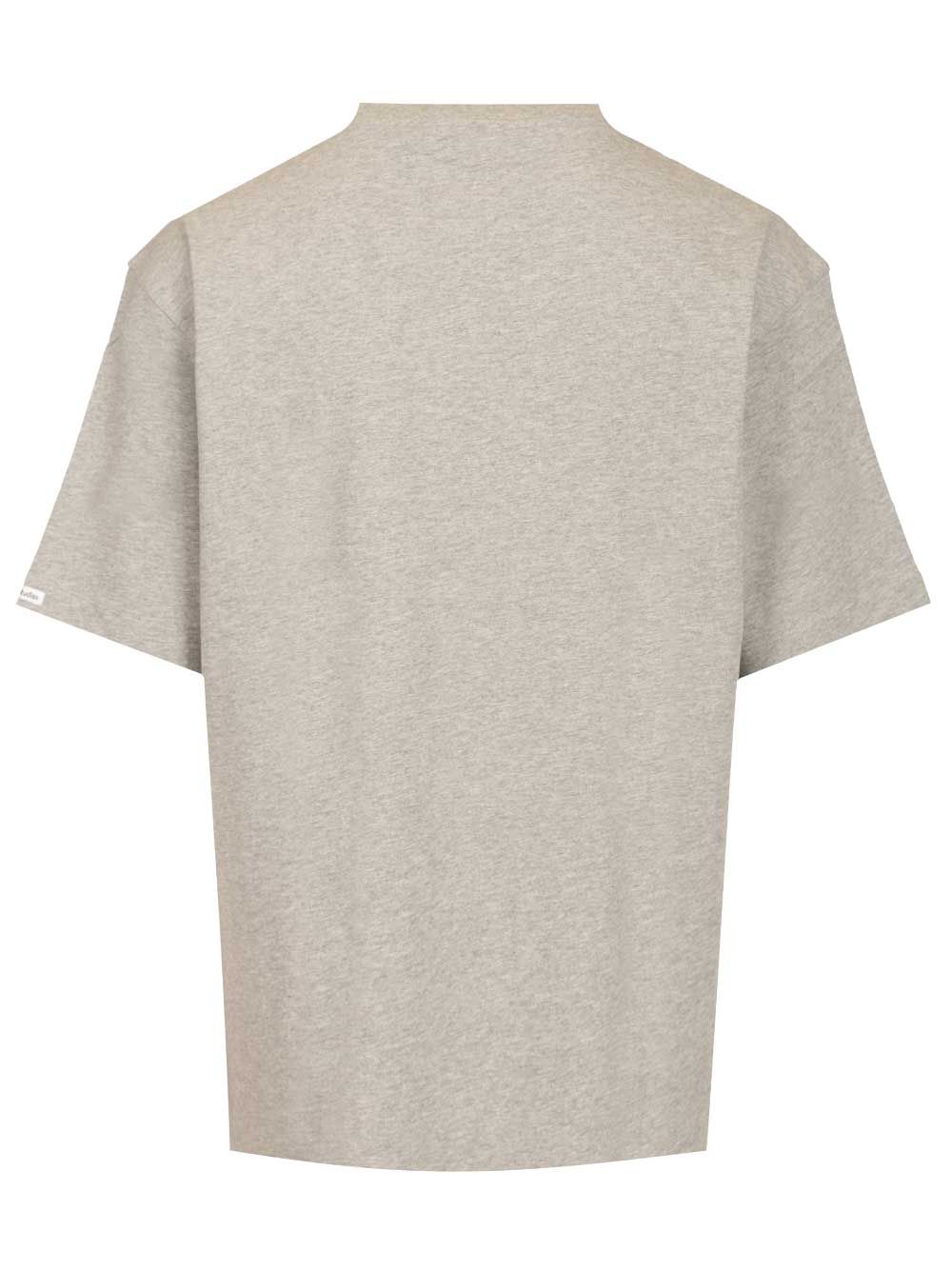 Acne Studios Organic Cotton T-Shirt - Grey | 4ab80ef6b0e3dd8109af1f4a701de72aeefc7951