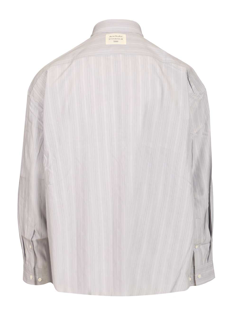 Acne Studios Striped Shirt Shirts - Grey | 711f02e326d097116bbead2f8753b964c200507a