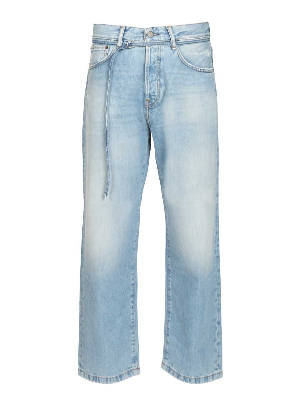 Acne Studios Loose Fit 5-Pocket Denim Jeans - Blue | fd13d25512c342c48dc451e272743bd9a1367fe4