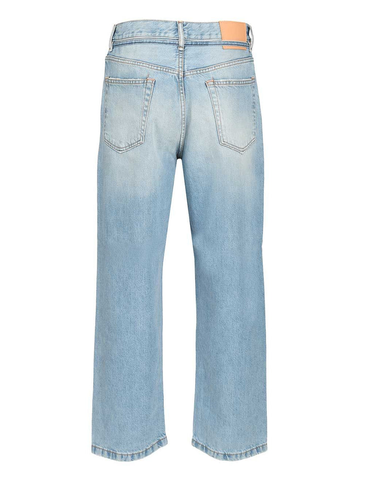 Acne Studios Loose Fit 5-Pocket Denim Jeans - Blue | 419fb6e7c8908ab821ccfccfef26796b030fa387