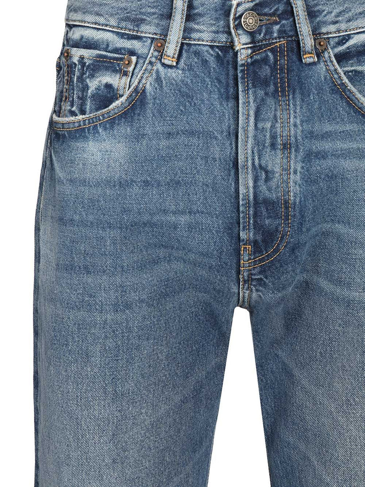 Acne Studios Five-Pocket Organic Cotton Jeans - Blue | 131bb415f46ffd7c36066ea6f3182dbcaa129e83